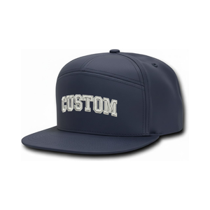 Casquette Snapback 7 Panneaux Broderie Personnalisée Vente en Gros Casquette de Baseball à Visière Plate Réglable Haute Qualité Streetwear - Product Image 6