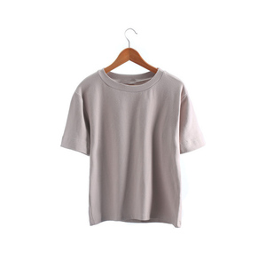 T-shirts unisexes surdimensionnés en denim épais avec logo personnalisé, imprimés en soie/coton, écologiques, à séchage rapide, pour femmes - Product Image 5