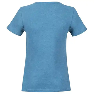 OEM Organic Blend Women's Cotton Crop <b>T</b> <b>Shirt</b> Breathable Quick Dry Short Sleeve Casual Tee Crew Neck Summer Gym Top - Product Image 4