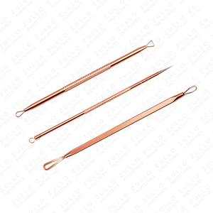 Herramientas Profesionales para Eliminar Granos y Puntos Negros – Juego de 4 Piezas de Herramientas de Precisión para Extraer Comedones y Granos Faciales - Product Image 1