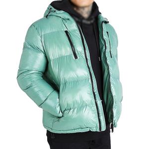 Vente en gros OEM vestes courtes d'hiver décontractées pour hommes personnalisées, design supérieur, manteau avec canard blanc brillant, vestes grande taille imperméables - Product Image 5