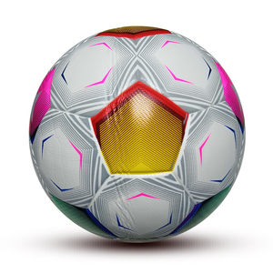 Balones de fútbol profesionales personalizados de cuero resistente con logo personalizado, nuevo diseño, a precio económico. - Product Image 3
