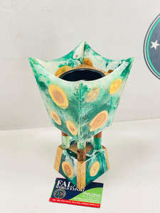 Brûleur d'encens arabe antique, porte-bakhoor en bois de haute qualité avec résine époxy, décoration d'intérieur à vendre pour Falak World Export - Product Image 3