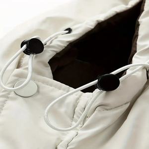 Chaqueta Acolchada de Moda Urbana, Estilo Nuevo, Manga Larga, Corte Regular, Cortavientos, con Capucha, para Unisex - Product Image 5