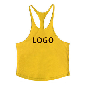 Top Selling High Quality Men Tank Top Knitted Casual Lightweight 100% Cotton Breathable <b>Stand</b> Collar Eco-Friendly Quick Dry - Product Image 3