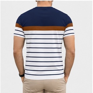 T-shirt Homme 240 GSM 100% Coton Jersey Col Mock Rib Coupe Oversize Épaules Tombantes Grande Taille Respirant Streetwear Grammage Lourd Uni - Product Image 2