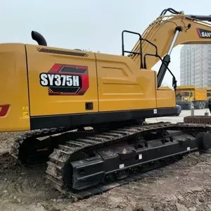 Excavatrice d'occasion SANY SY375H de 37,5 tonnes, puissante machine hydraulique sur chenilles à faible nombre d'heures de fonctionnement, idéale pour les travaux de construction à grande échelle. - Product Image 3