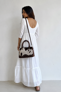 Nouveauté 2026 : Sac à bandoulière Speedy en cuir repoussé à la main avec fermeture éclair, en peau à poils, style classique, pour femme, usage quotidien - Product Image 2
