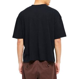 T-shirt court pour hommes T-shirt personnalisé lourd Impression Logo Boxy Fit Crop T-shirt vierge 100% coton pour hommes 2026 - Product Image 5