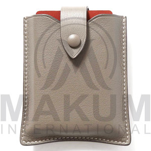 Étui de rangement personnalisé en cuir pour jeu de cartes, boîte de rangement pour un seul jeu de cartes, pochette en cuir pour cartes à jouer pour le poker - Product Image 4