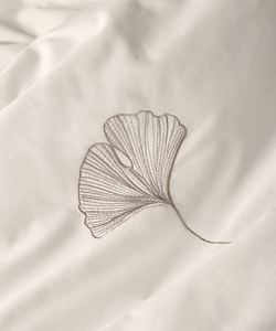 Wholesale Custom Cotton Duvet Cover <b>Sets</b> Embroidered Silver Ginkgo 250TC European-American Style <b>Bedding</b> <b>Sets</b> Pillowcases Home - Product Image 2