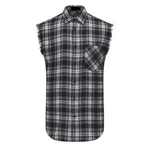 Nouvelle Arrivée 2026 – Chemise sans manches à carreaux pour homme, Chemises boutonnées style cowboy, Chemises sans manches de performance musculaire - Product Image 2