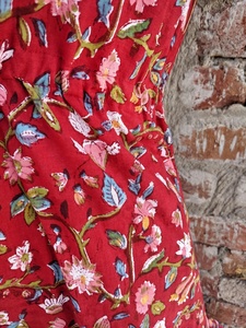 Hand Block Printed Dress boho short dress Indian cotton <b>gauze</b> Dress Halter Neck Floral Print Short Mini Dress For Women - Product Image 3