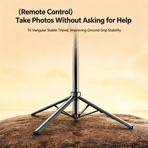 Extendable Phone Tripod with Dual Ring <b>Light</b> and Bluetooth Remote for Live Streaming and <b>Gaming</b> - Product Image 3