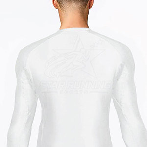Último Diseño, Precio Económico, Camisetas de Protección Solar para Hombre, Color Sólido, Transpirables, Ligeras, de Spandex/Poliéster, Secado Rápido, Ecológicas, Full STAR - Product Image 3
