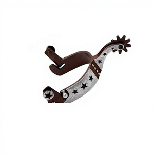 Nuevo Lanzamiento: Espuelas Vaqueras Alemanas Duraderas con Logotipo Personalizado, Estribos de Aluminio para Montar a Caballo - Product Image 3