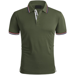 เสื้อโปโลสีเบจทันสมัย ผ้าฝ้ายพรีเมียม ปักโลโก้ได้ตามสั่ง จำหน่ายส่งจากปากีสถาน - Product Image 4