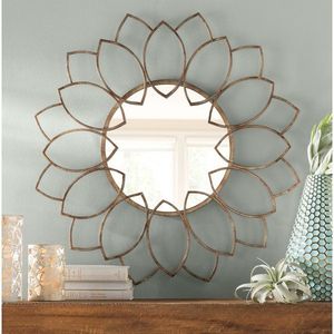 Miroir mural en métal de style industriel, cadre en fer fait main, pièce décorative pour la décoration murale contemporaine de la maison - Product Image 6