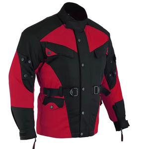 Chaqueta de Motociclismo de Cuero Unisex FIKEZ, Talla Grande, Impermeable, Resistente al Viento, Transpirable, con Protección Completa en las Mangas - Product Image 2