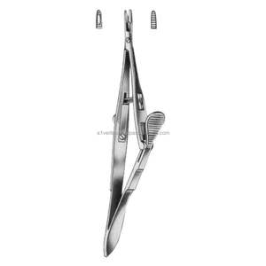 Portaagujas de microcirugía A-1 VERITAS Castroviejo-Kalt de alta demanda, 13.5cm, para sutura, juego de instrumentos quirúrgicos |   Kit Médico Reutilizable ISO - Product Image 1