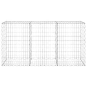 Pared de gaviones de acero galvanizado con cubiertas 78,7 \ "x23.6 \" x39.4 \ "para paisajismo y cubiertas - Product Image 3