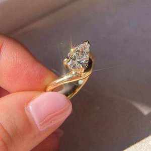 14K Gold 2 Ct Pear Cut lab Grown Diamond Ring Vintage Engagement Ring IGI Certified Rhodium Plated Elegant Fine Jewelry - Product Image 3