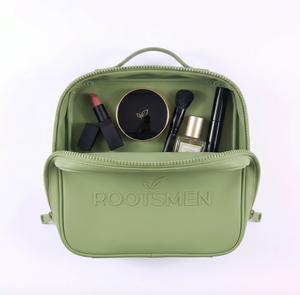 Sac de voyage cosmétique tendance en PVC gaufré, étanche, avec fermeture éclair, grande capacité, à suspendre, dimensions H19xL25xP12cm - Product Image 6