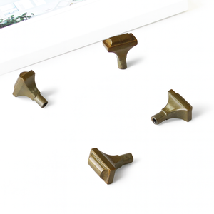Poignée en T durable en laiton antique et alliage de zinc pour cuisine, salle à manger, salle de bain, tables de nuit – Quincaillerie de mobilier moderne et vintage - Product Image 1