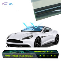 Film de protection solaire amovible facile à installer, anti-UV, Papel Ahumado, nano-céramique, anti-éclats pour vitres de voiture