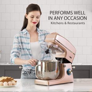 Batidora de Pedestal de 7.5 Cuartos, 660W, 6 Velocidades, Cabezal Inclinable, Batidora Eléctrica de Cocina con Batidor, Gancho Amasador, Batidor de Varillas y Separador de Huevos - Product Image 3