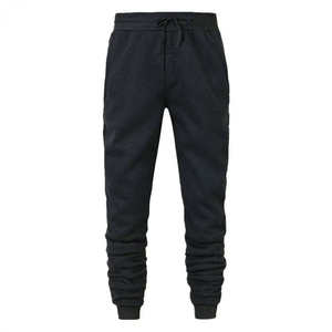 Men Color Blocking Tracksuit Full Length Hooded Zipper Fly Sporty Casual Autumn Polyester Cotton <b>Pants</b> Set With Side Pockets - Product Image 3