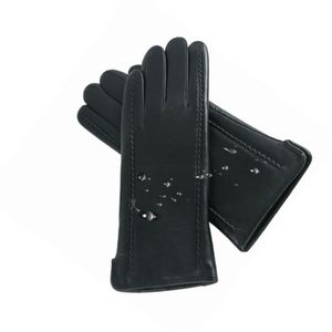 Gants d'hiver décontractés en cuir pour femmes avec écran tactile thermique pour le ski, les sports de plein air et la conduite automobile - Mode pakistanaise - Product Image 2