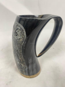 Cuerno Vikingo para Beber, Ecológico, Natural, para Cerveza, Taza de Cuerno para Beber, Auténtica Taza de Café de la Mejor Calidad, Pulida - Product Image 6