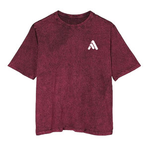 T-shirts légers pour hommes en coton délavé, 100 % coton, séchage rapide, respirants, écologiques, fabrication sur mesure OEM - Product Image 1