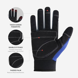Guantes Mecánicos Antideslizantes Personalizados al por Mayor, Guantes de Seguridad con Agarre Cómodo para Taller, Uso Industrial y al Aire Libre, para Todas las Estaciones - Product Image 3