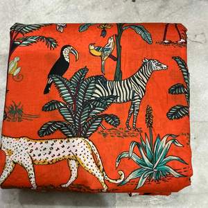 New Design Multicolor 100% Cotton Indian Garment Fabric Eco-Friendly Organic Floral Hand Block Screen Print for Home Decor <b>Bags</b> - Product Image 6