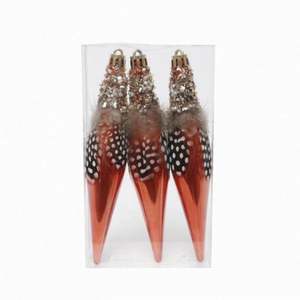 Adornos Navideños de Ángel de Plástico Acrílico Transparente de Alta Calidad, Decoraciones para Árboles de Navidad, Ángel Decorativo Color Champán - Product Image 6