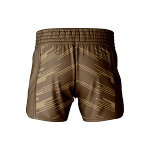 High Quality Durable Light Weight W4G Boxing Muay Thai Shorts Customized Front Logo Breathable Shrink Proof Unisex Shorts - Product Image 3