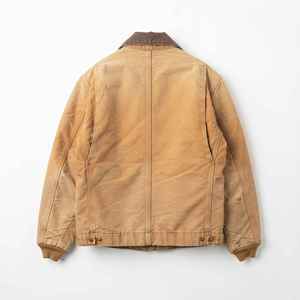 Chaqueta vaquera desgastada para hombre, estilo camionero, con alas bordadas, estilo urbano, vintage, informal, a la moda - Product Image 2