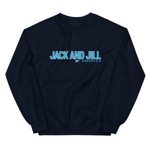 Sweat-shirt unisexe à col rond avec motif Family Legacy bleu marine, en molleton de coton doux, à manches longues, vêtement décontracté et tendance - Product Image 1