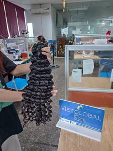 Extensions de cheveux humains vietnamiens Super Double Drawn Paquet de trame de cheveux à vagues profondes brutes Fournisseur de haute qualité Prix de gros - Product Image 4