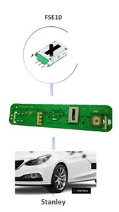 Potentiomètre à glissière à longue durée de vie Favor Union 9 mm, réostat, capteur de position précis +/-2% de linéarité, déplacement automobile, vente chaude - Product Image 2
