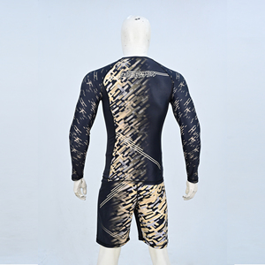 ชุดเสื้อและกางเกงขาสั้นแบบรัดรูปสำหรับออกกำลังกาย MMA และโรงงานกีฬา - Product Image 5