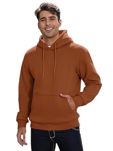 Veste universitaire décontractée pour homme, pull à manches longues en polaire avec poches, toile unie teinte, fermeture à boutons en laine/cuir - Product Image 5