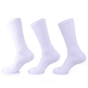 Unisex Custom Sports <b>Ankle</b> <b>Socks</b> with Knitted Logo Bottom Position Spandex/Cotton Quick Dry; OEM Service Available - Product Image 1
