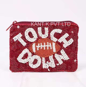 Monedero Artesanal Vintage con Cuentas, Estilo Bohemio Occidental, Hecho a Mano - Product Image 4