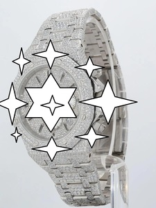 Luxury men's Stainless Steel Watch Round Case Analog Quartz <b>Chronograph</b> Sapphire Crystal Dial Folding Clasp - Product Image 2