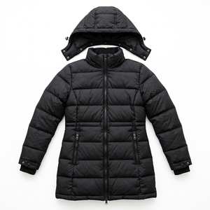 Abrigo Acolchado de Invierno para Mujer con Capucha Desmontable, Abrigo Casual Cálido y Versátil, Fabricación OEM/ODM, Logotipo Personalizado, MOQ Bajo - Product Image 3