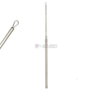Outil ORL de précision pour l'élimination professionnelle du cérumen, instruments médicaux, curette auriculaire Buck, instrument chirurgical aiguisé, taille 14,5 cm - Product Image 1