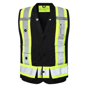 Chaleco de seguridad reflectante de alta visibilidad personalizado, ropa de trabajo transpirable de malla con logotipo, chaleco de alta visibilidad para hombre - Product Image 1